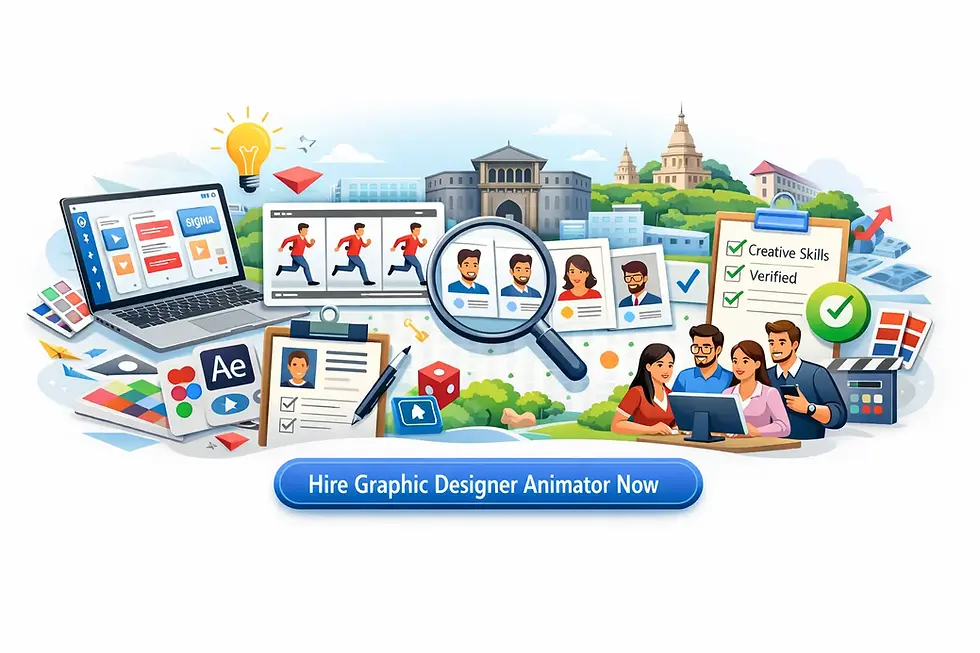 Hire Graphic Designer Animator Pune