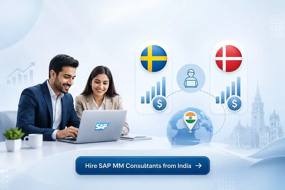 SAP MM consultant India Sweden Denmark