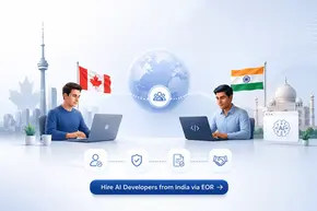 Canadian startups hire AI developers India EOR