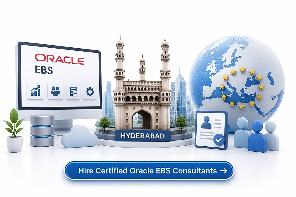 hire Oracle EBS consultants Hyderabad EU