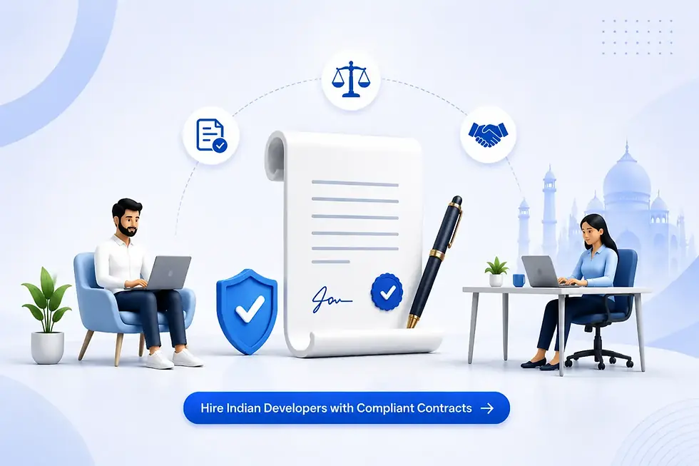 contract agreement Indian remote developers