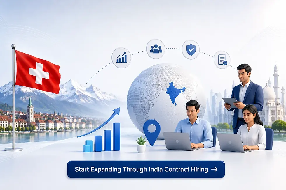 contract hiring India Switzerland