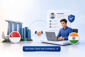 Singapore company hire Indian employees without registering India