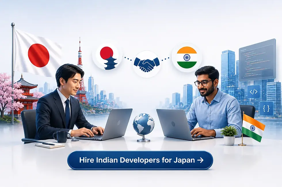 Japan companies hire Indian developers contract