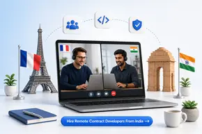contract developers India French remote