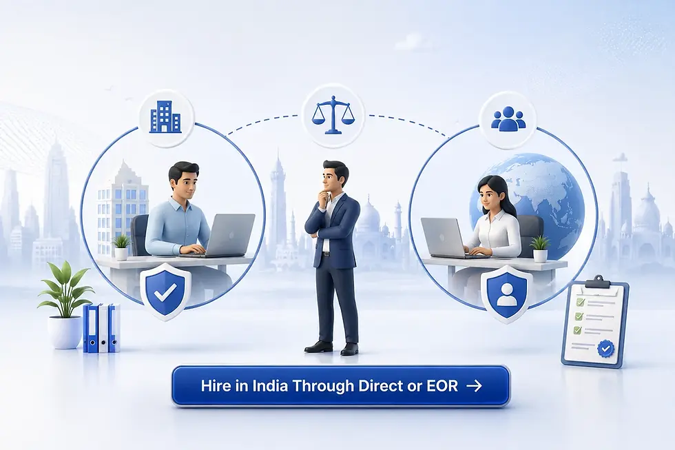 hire full-time in India direct or EOR