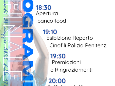 Programma della Giornata Finale - 30/05/2025