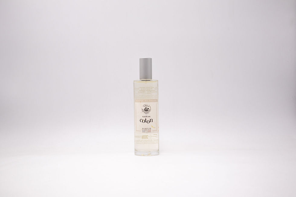 Parfum d'ambiance naturel  - Fleur de Coton -  Maison du Savon Lannion
