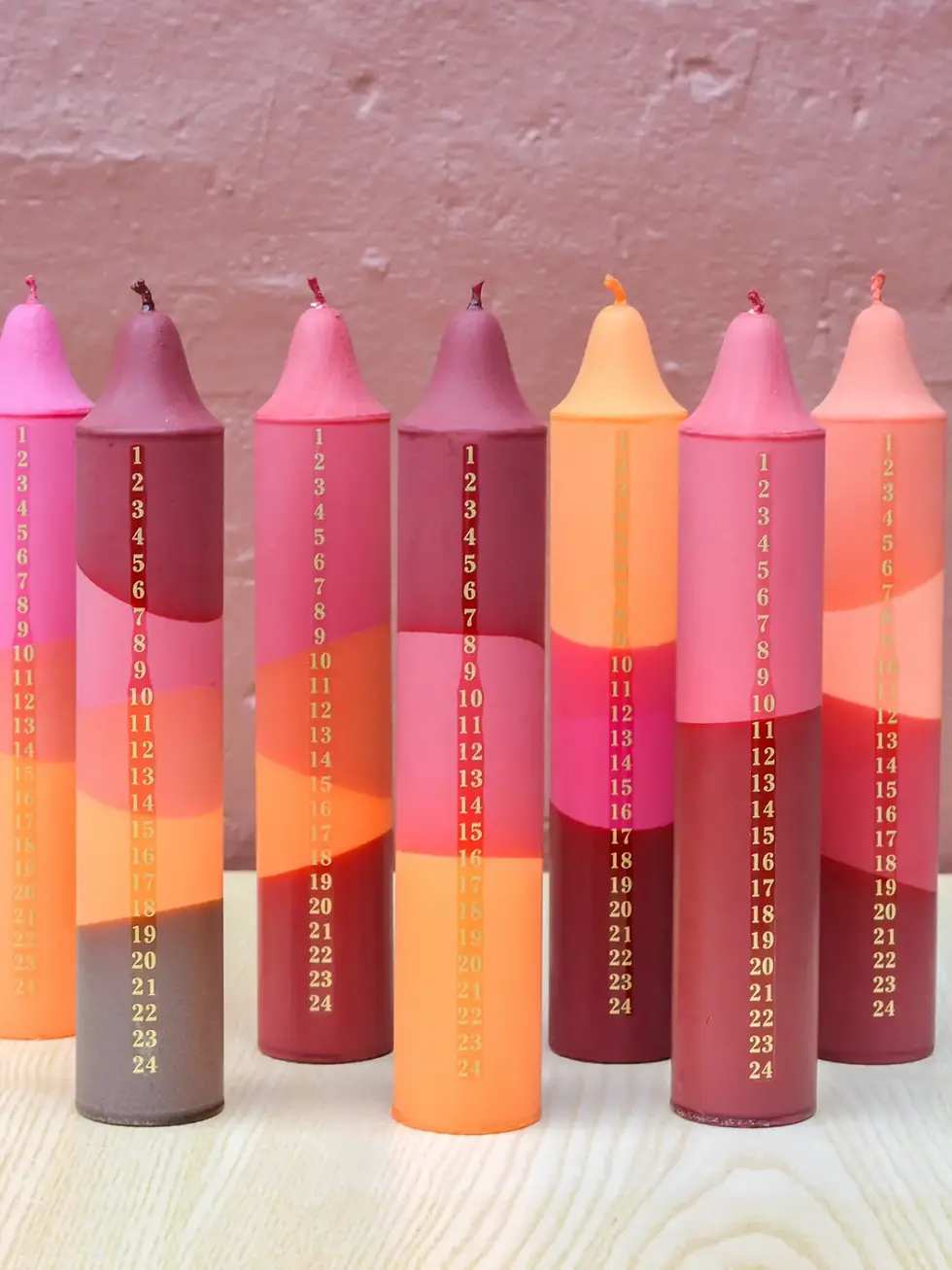 Miniature : Bougie de l’Avent Danoise – Kalenderlys Artisanale