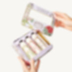 Coffret cadeau Creme mains aux huiles essentielles Lavande - Rose - Verveine - Panier des Sens - Maison du Savon Lannion