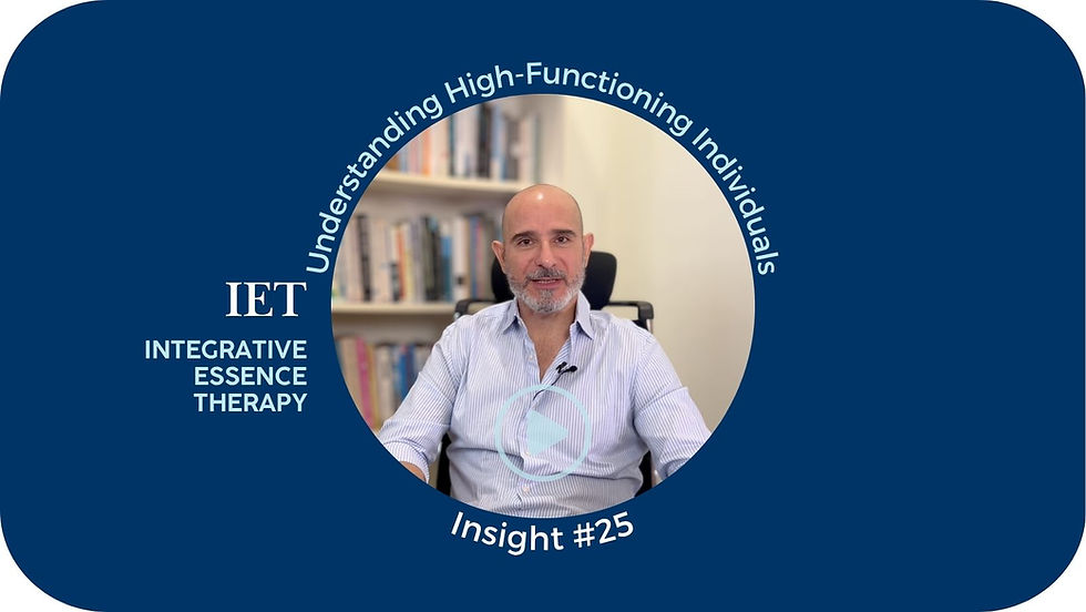 Cover image of Dr Oberdan Marianetti on IET insight #25: Why does physical intimacy become a performance?