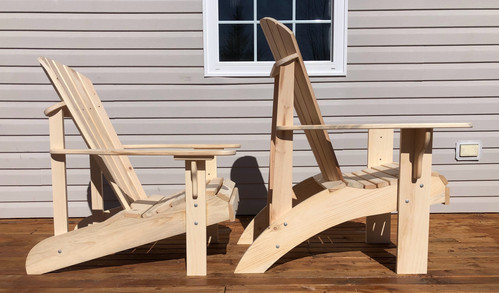 Easy In/Easy Out Adirondack Chair - Unfinished | TLA Woodworking