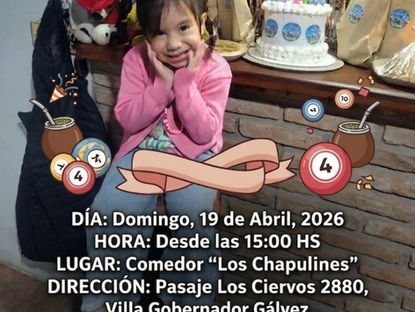 "Mate Bingo" por Cata de 4 años: Falta poco para llegar a recaudar para su operación, la familia organiza otra movida solidaria 