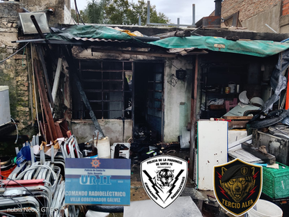 Incendio en una vivienda de Libertad al 1100 no hubo víctimas y se registraron daños materiales