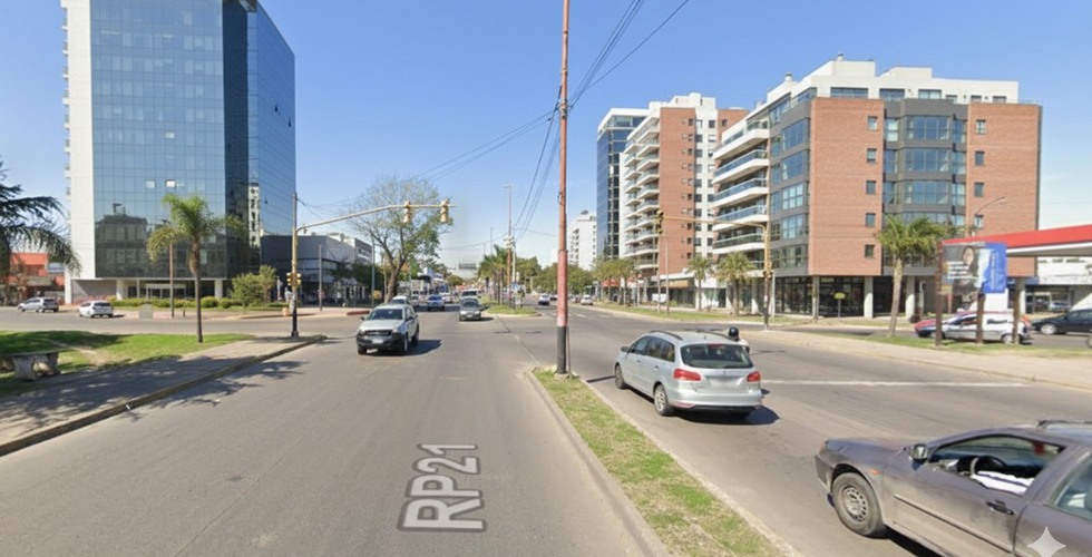 Colectora Autopista Rosario Buenos Aires altura Parque Industrial Imagen creada por IA @informa2