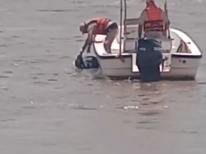 Hallaron un cuerpo sin vida flotando en el río Paraná a la altura de Villa Gobernador Gálvez