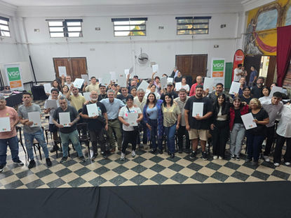 Adjudicaron créditos del Banco Solidario a 34 emprendedores de VGG