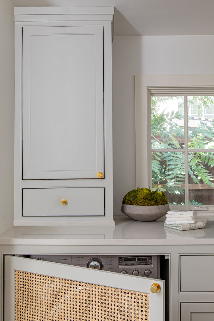 cabinetry with wood faced detail