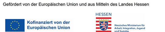 Logos EU und Hessen