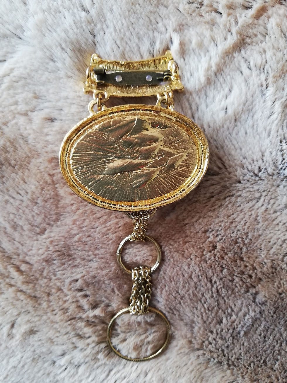 Miniature : Broche "écailles de luxe"
