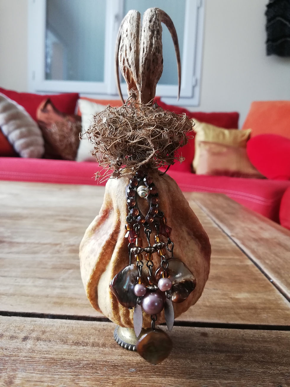 Miniature : Coloquinte extra-terrestre en costume d'apparat