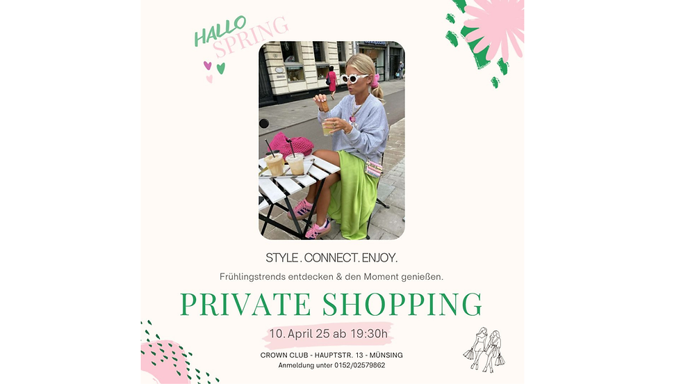 PRIVATE SHOPPING NIGHT mit Nicole