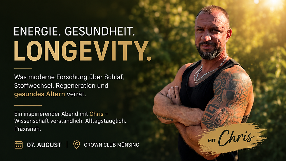 LONGEVITY. NEU GEDACHT. Mit Chris Hartmann