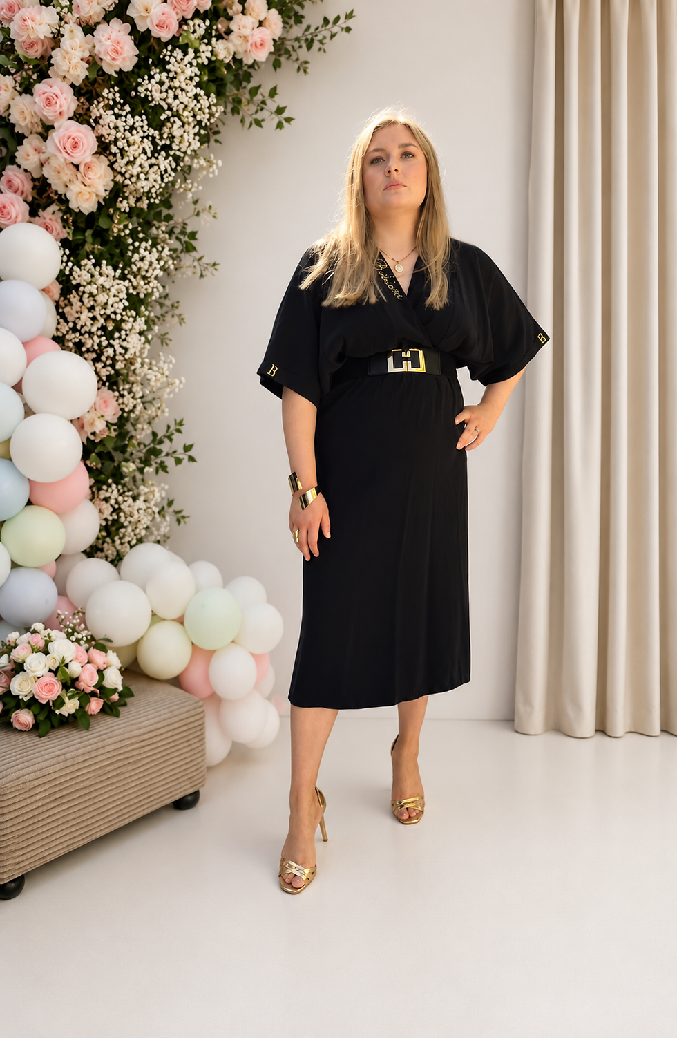 Thumbnail: *BIBIONE*  BLACK DRESS