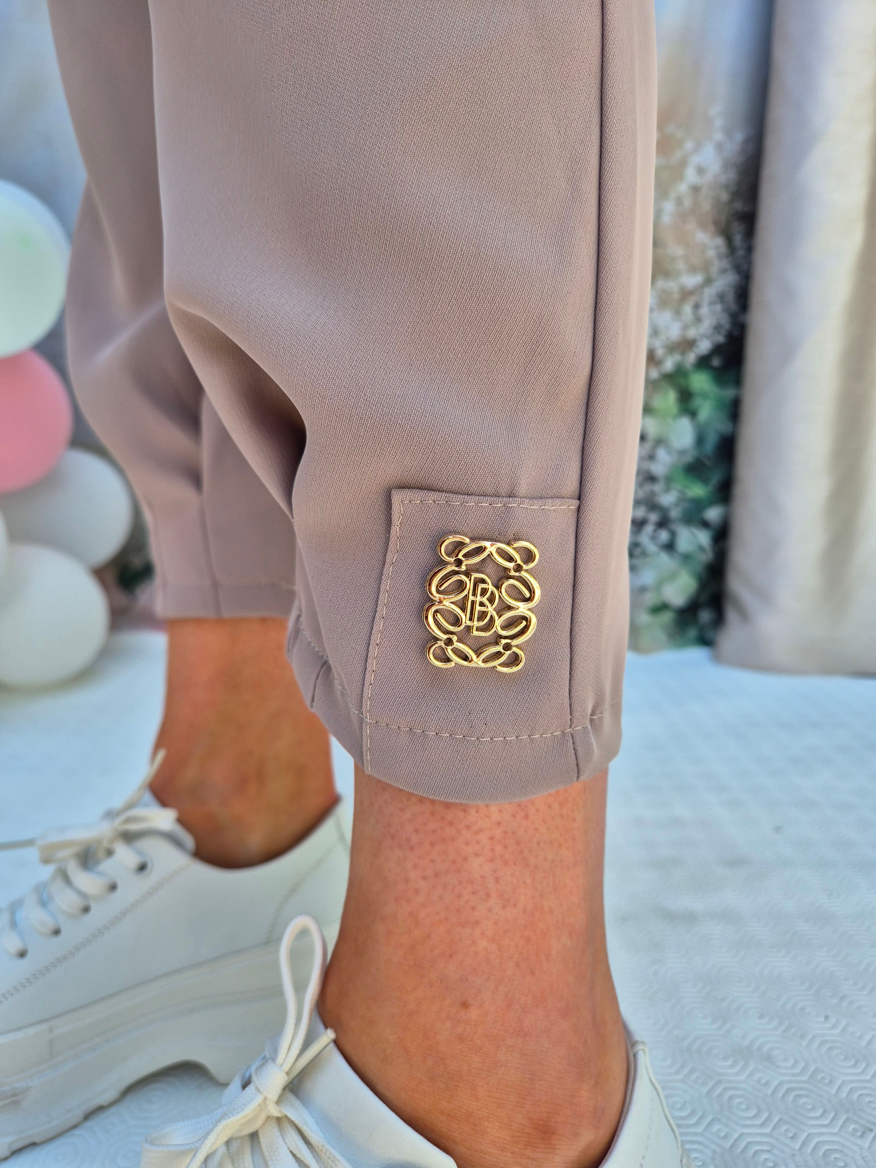 *BIBIONE* OATMEAL PANTS
