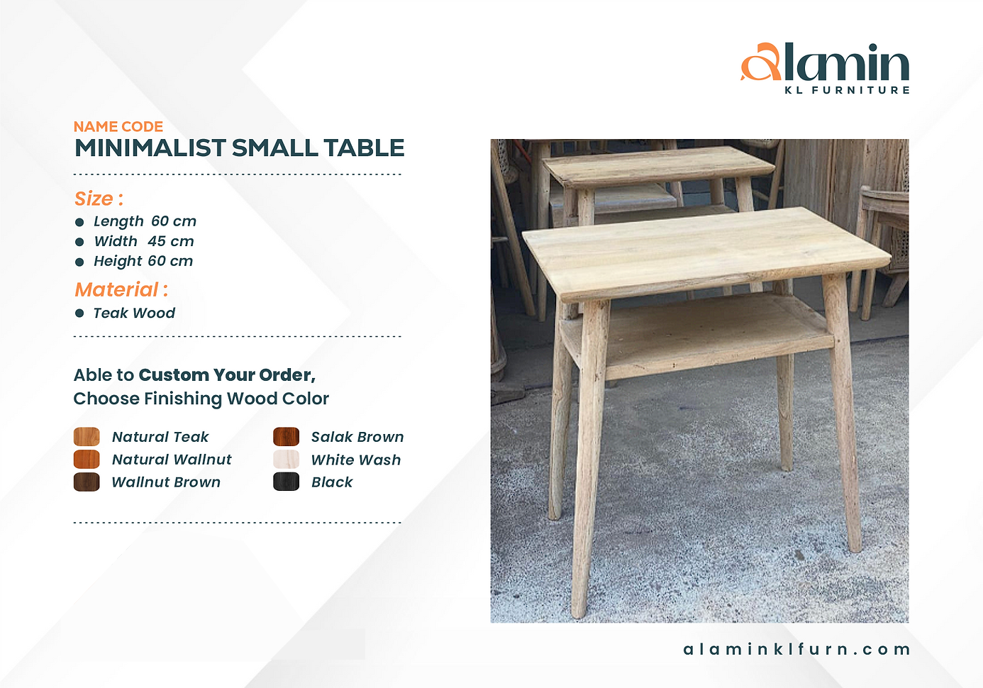 Minimalist Small Table