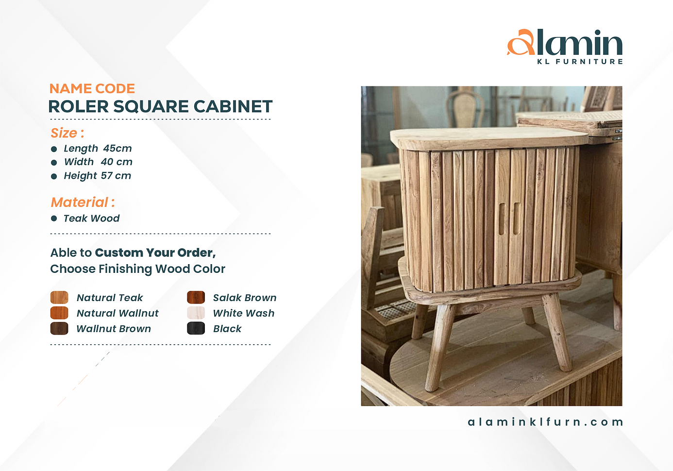 Roler Square Cabinet (Pre Order)