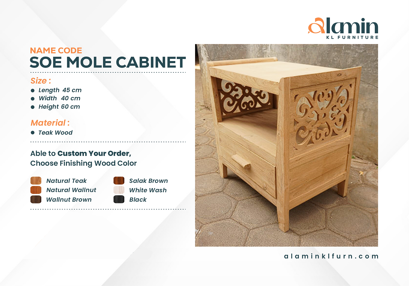 Soe Mole Cabinet (Pre Order)
