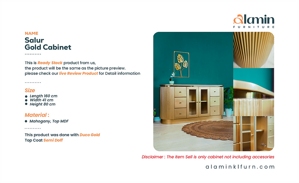 Thumbnail: Salur Gold Cabinet