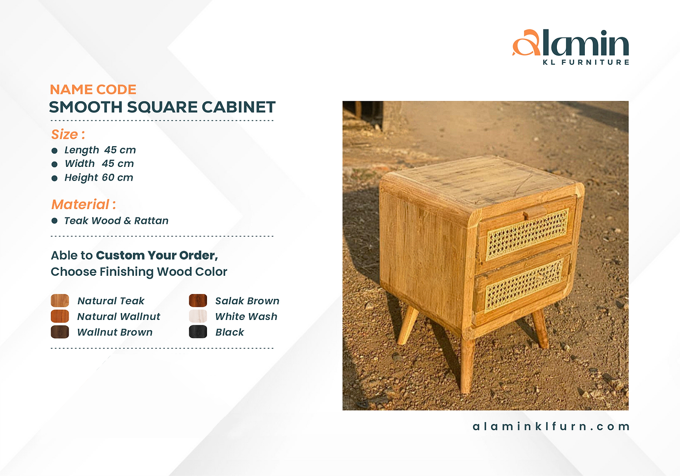 Smooth Square Cabinet (Pre Order)