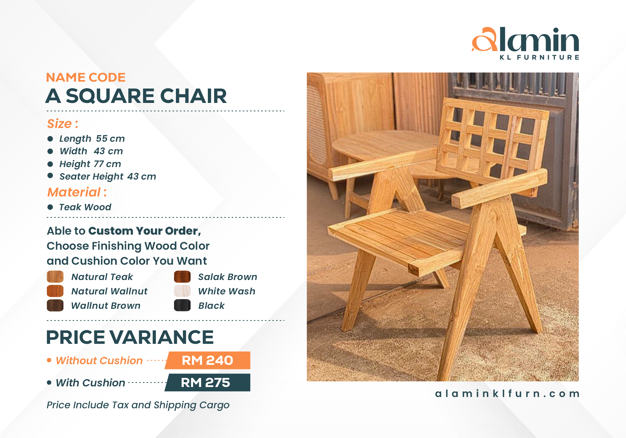 A Square Chair (Pre Order)