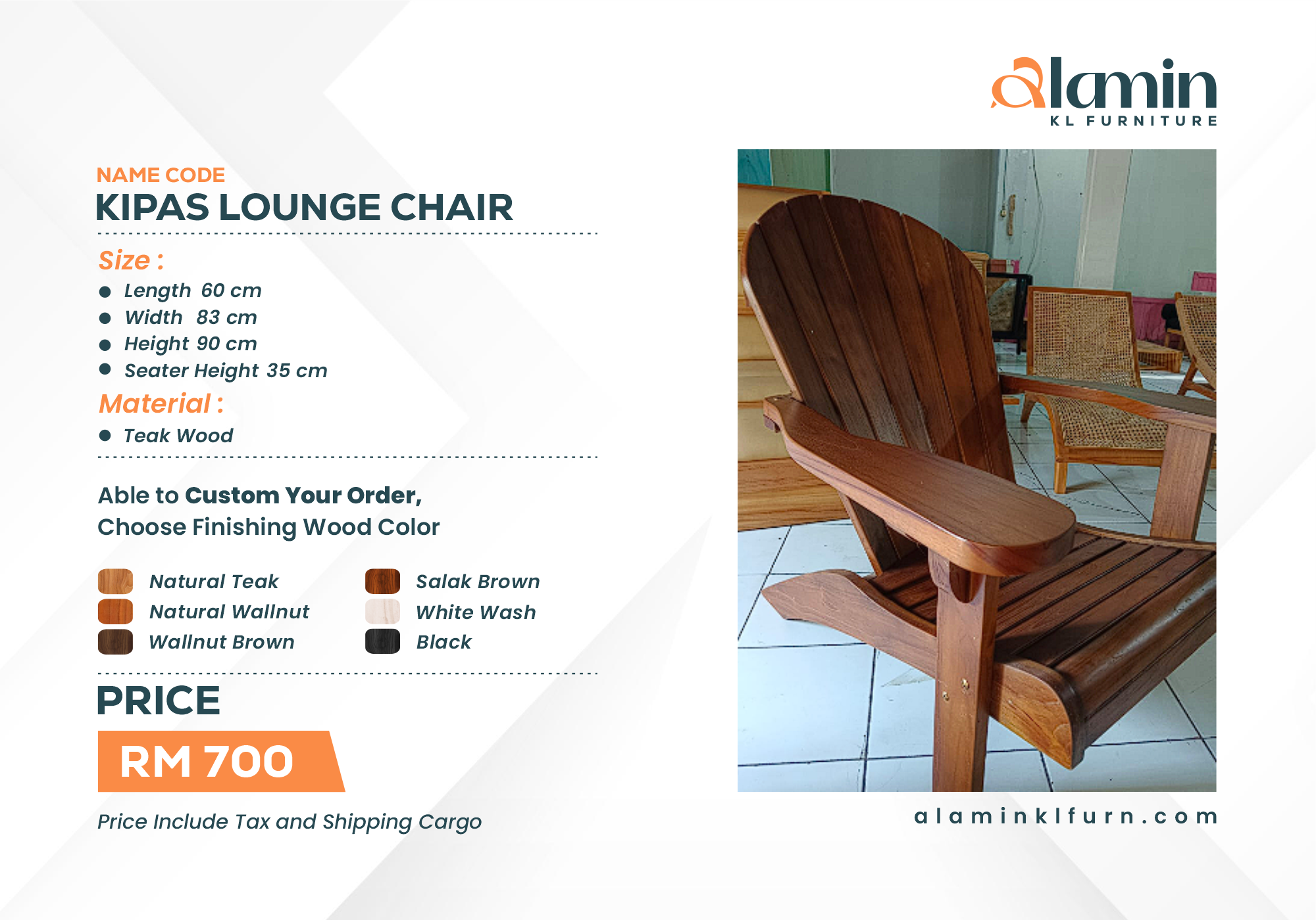 Kipas Lounge Chair (Pre Order)