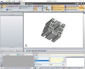 Dreidimensionale Ansicht des Werkstücks in TpaCAD, dem CAD/CAM-Programmiersystem für Microsoft Windows-Umgebungen von Tpa