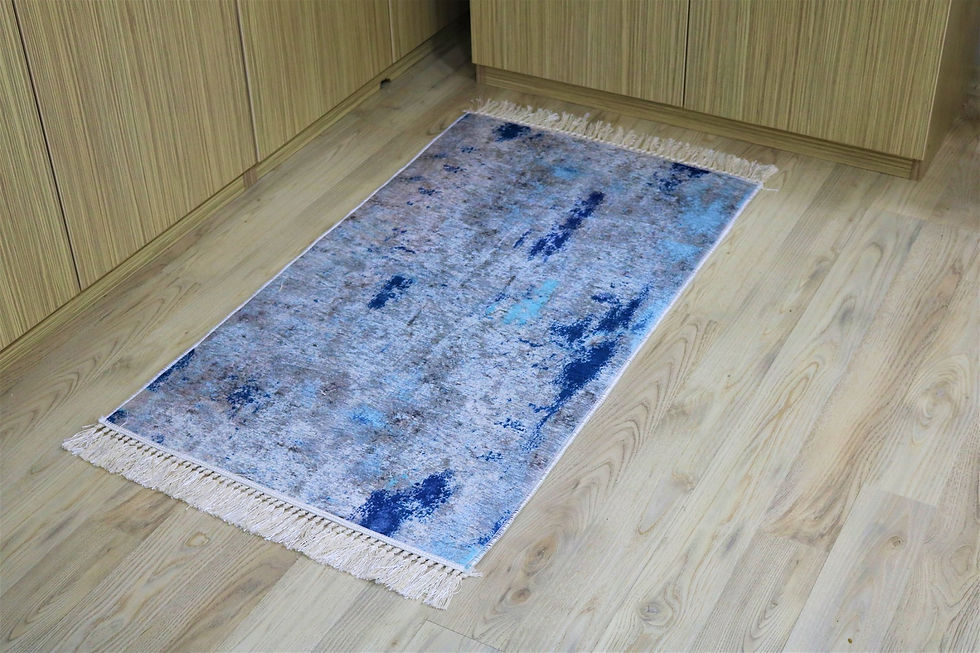 Thumbnail: Nurteks Pirilti  Oval Fringed  Mat
