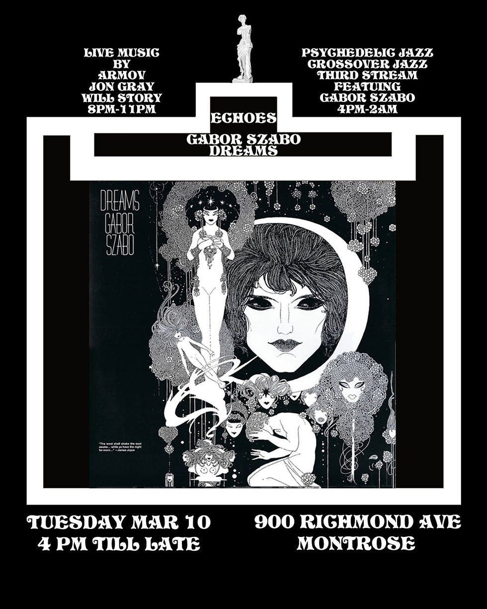 Celebrating Gabor Szabo w/ Live Music