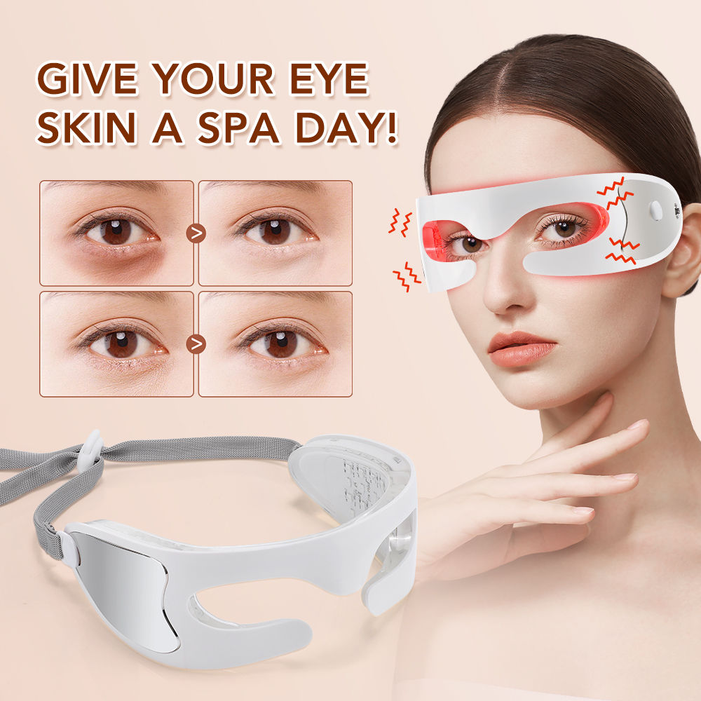EMS Red Light Eye Massager Eyes Fatigue Relief Relaxation Relieve Dark Circles E