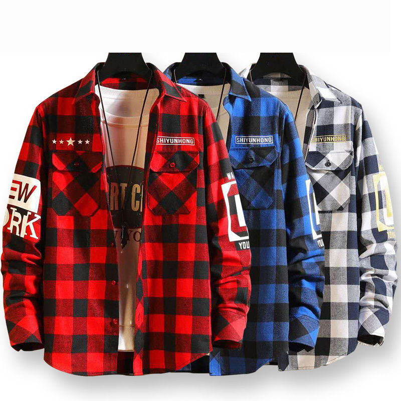 Thumbnail: Printed shirt with large checks