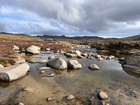The famous Snowy River on the Mt Kosciuszko Summit hike