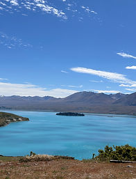 Very picturesque Mount John Loop near Tekapo NZ