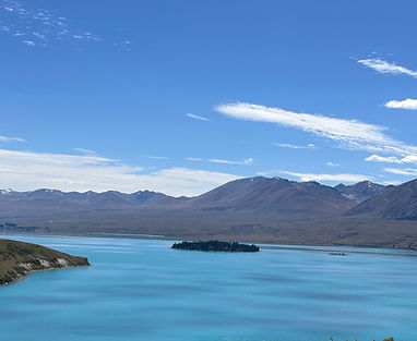 Very picturesque Mount John Loop near Tekapo NZ