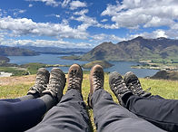 Rocky Mountain & Diamond Lake near Wanaka NZ