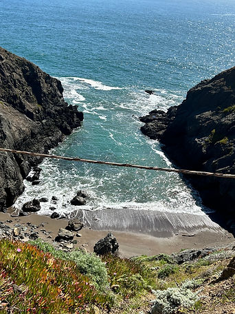 Rodeo Beach hike near San Francisco California USA
