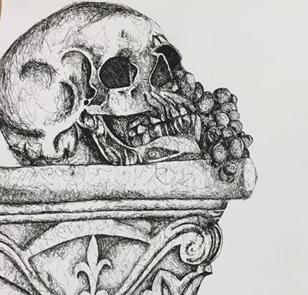 Skull and Grapes