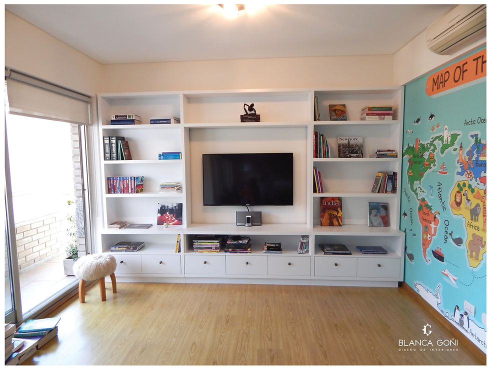 Modular a medida laqueado blanco