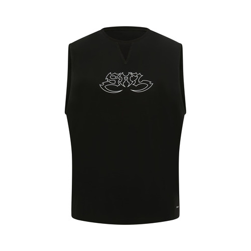 DYNAMIC TANK TOP 'SAY UR X SAL THIRD WORLD' BLACK | SAY UR