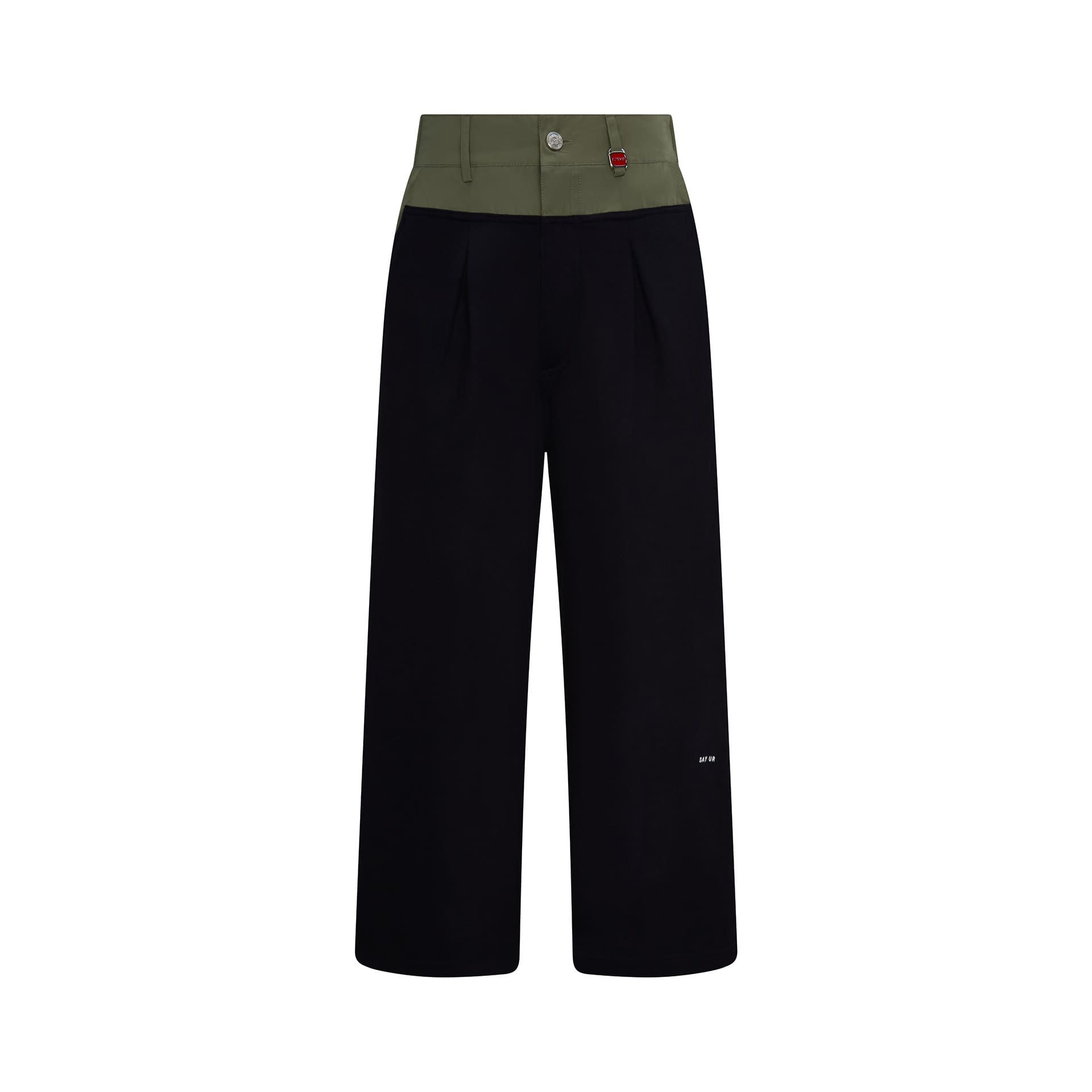 TAILORED SWEATPANTS 'SAY UR' BLACK